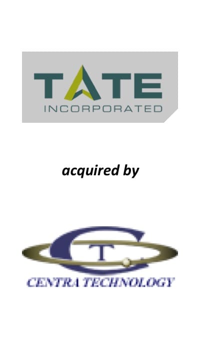 Aronson Capital Partners Advises TATE, Inc. on its Sale to CENTRA Technology, Inc.